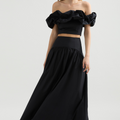 Savannah Maxi Skirt - Black