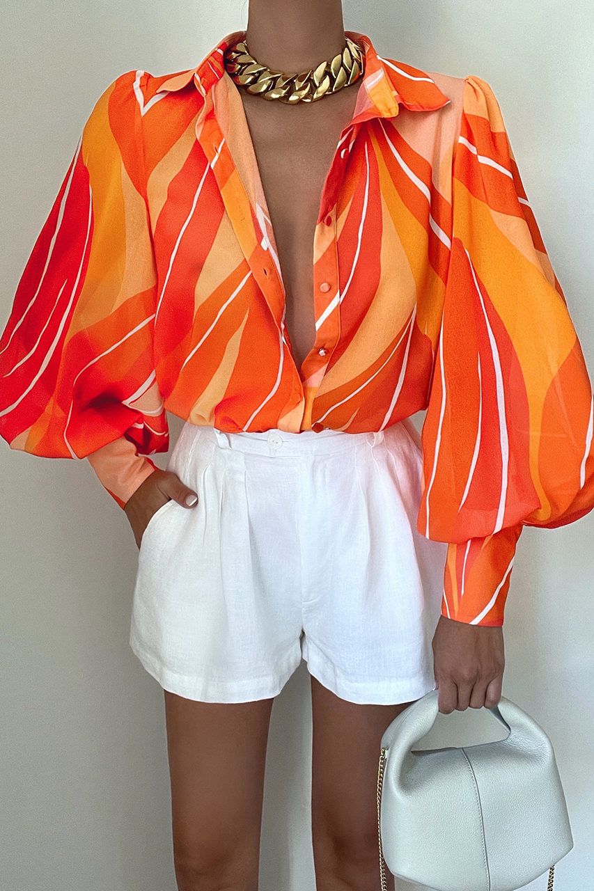 FLEETWOOD BLOUSE - ORANGE ROWENA - WEBRESIZEDFleetwoodBlouse-RowenaOrange
