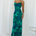 KAPRI SLIP DRESS - GREEN FLORAL