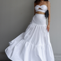 Ayla Maxi Skirt - White