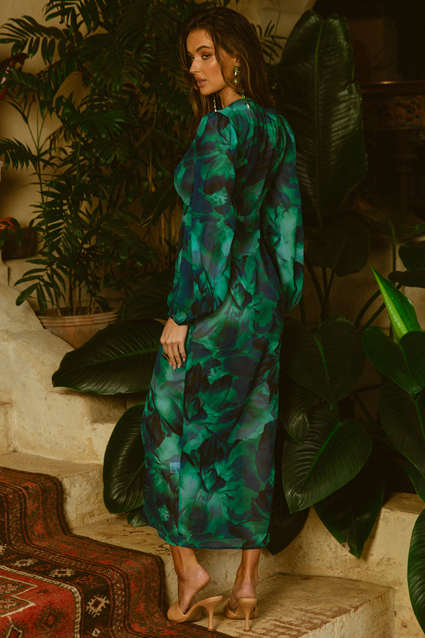 Calista Midi Dress - Green - calista_midi_dress_green2_0cb03498-ee57-4a30-a667-cf440f0f769a