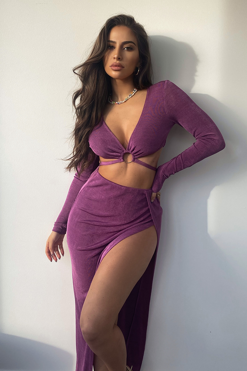 Meile Maxi Skirt - Grape - jjj_bd6308c9-bf90-4472-9900-daff55dca1d9
