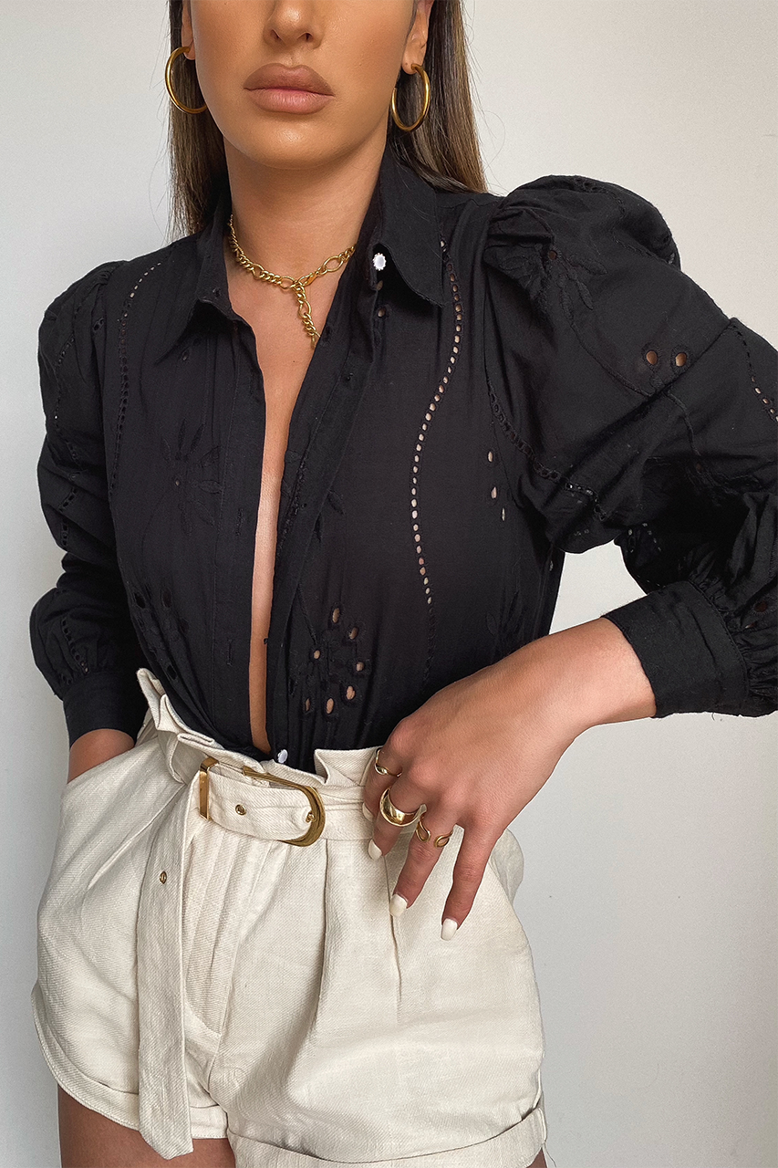 Knowles Blouse - Black - knowles