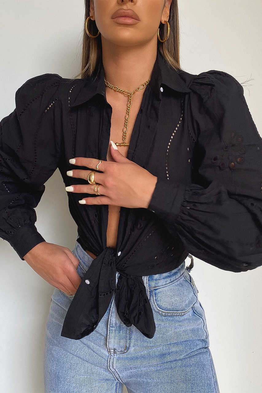 Knowles Blouse - Black - knowles4