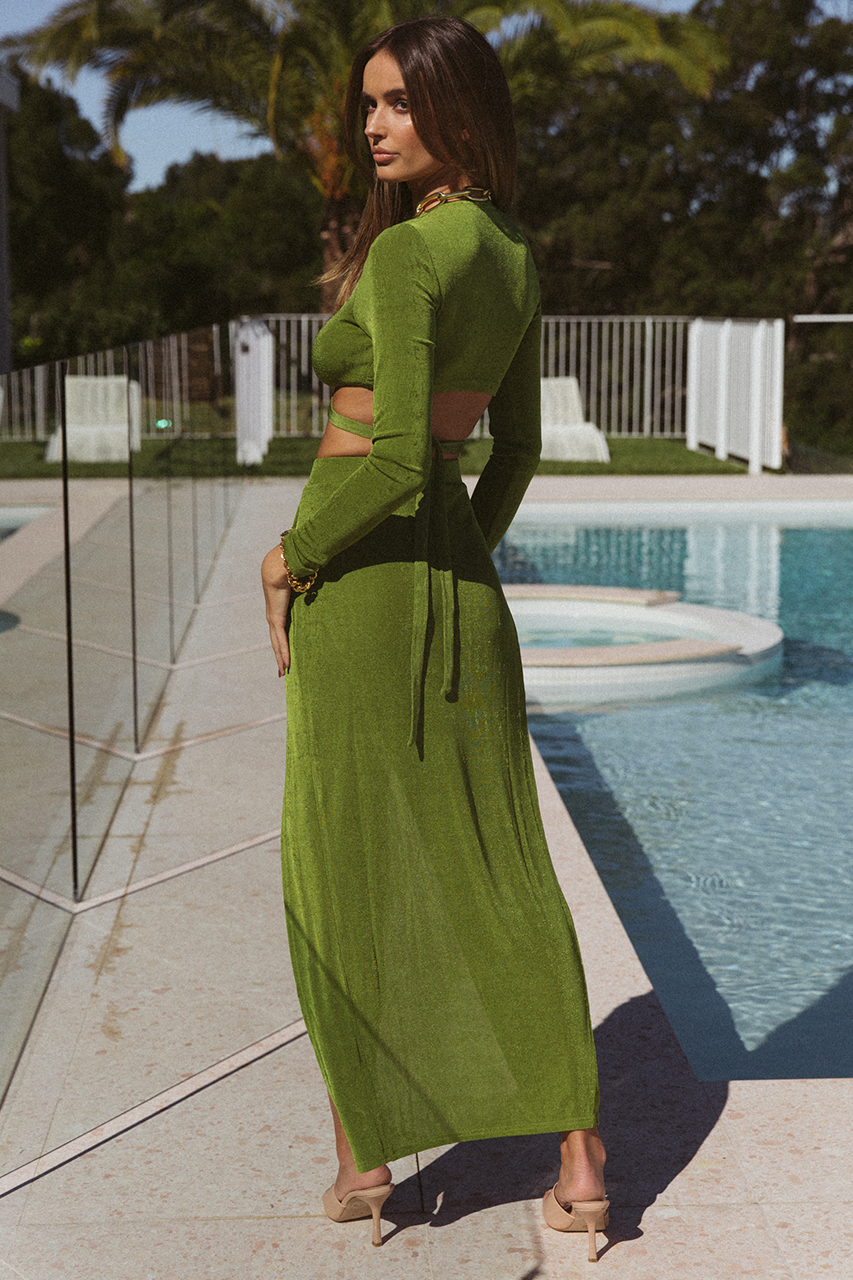 Meile Maxi Skirt - Grass - meile_top_maxi_skirt_grass5_28023e9b-24df-43bc-b663-9435781ae60c
