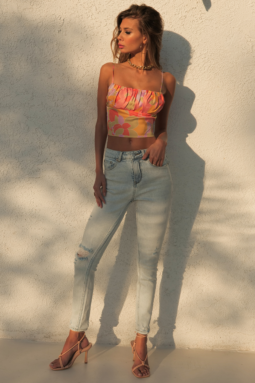 Tammy Top - Sage Floral - tammy_top_sage_lahana_jeans